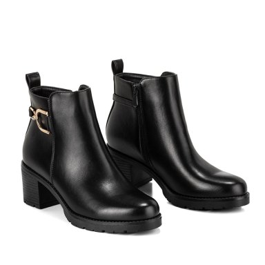 BOTIN NEGRO CASUAL MUJER WEIDE QBM05 - 6