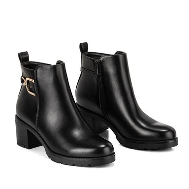 BOTIN NEGRO CASUAL MUJER WEIDE QBM05 - 6