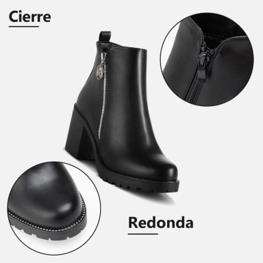 BOTIN TACO MUJER CASUAL PU WEIDE ZS21 - 8