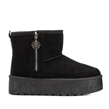 BOTIN NEGRO CASUAL MUJER WEIDE LT121 - 1