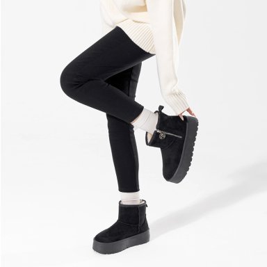 BOTIN NEGRO CASUAL MUJER WEIDE LT121 - 3