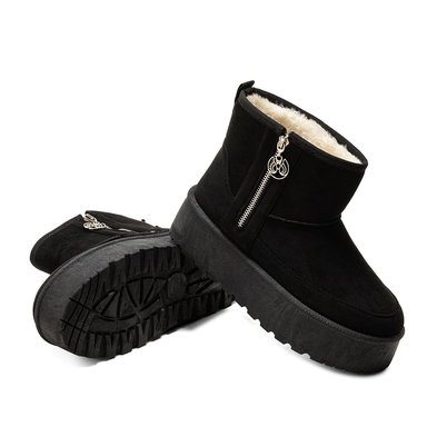 BOTIN NEGRO CASUAL MUJER WEIDE LT121 - 5