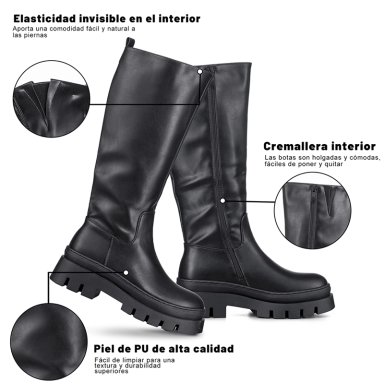 BOTAS LARGAS CASUAL PLATAFORMA VINTAGE MUJER WEIDE HX510 - 8