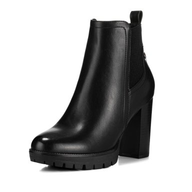 BOTIN NEGRO CASUAL MUJER WEIDE QBM06 - 5