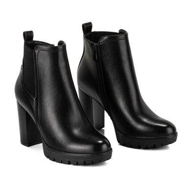 BOTIN NEGRO CASUAL MUJER WEIDE QBM06 - 6