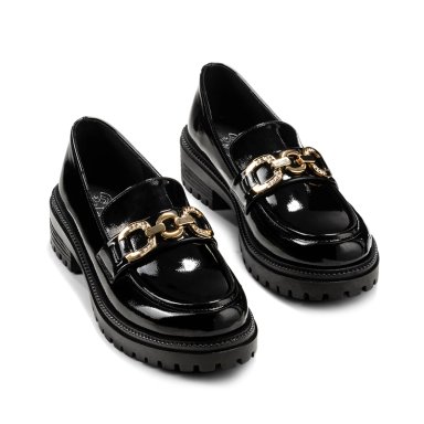 MOCASIN NEGRO FORMAL MUJER WEIDE JN20-2 - 6