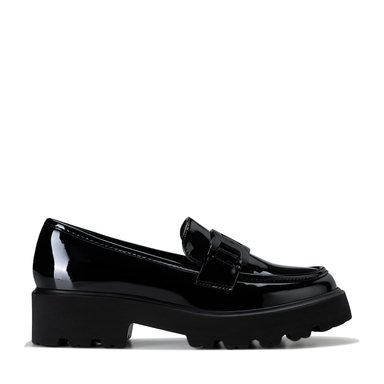MOCASIN PU ACHAROLADO PLATAFORMA NEGRO CASUAL MUJER WEIDE QIU288 - 5