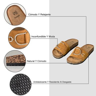SANDALIAS MUJER CASUAL CONFORT HEBILLA WEIDE QIU358 - 8