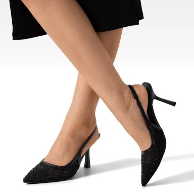 ZAPATO TACON TALON ABIERTO ELEGANTE MUJER WEIDE GHE35 - 2