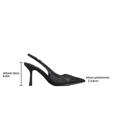 ZAPATO TACON TALON ABIERTO ELEGANTE MUJER WEIDE GHE35 - 8