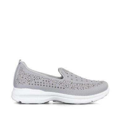 ZAPATILLA CASUAL MUJER SLIP ON CON PEDRERIA WEIDE TFA203 - 1