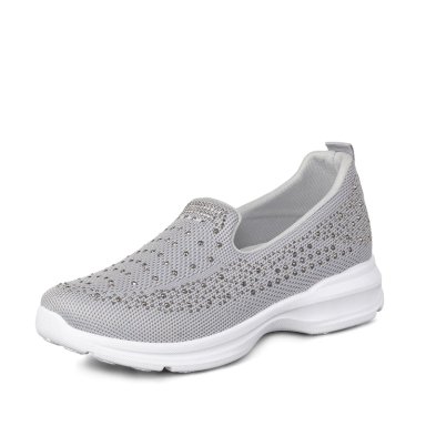 ZAPATILLA CASUAL MUJER SLIP ON CON PEDRERIA WEIDE TFA203 - 5