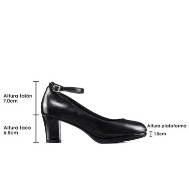 ZAPATOS TACO MODA FORMAL HEBILLA MUJER WEIDE TFA317 - 6