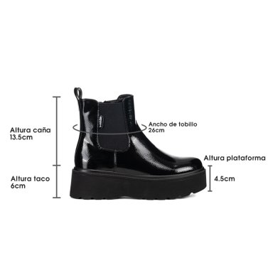 BOTIN NEGRO CASUAL MUJER WEIDE ZS38 - 6