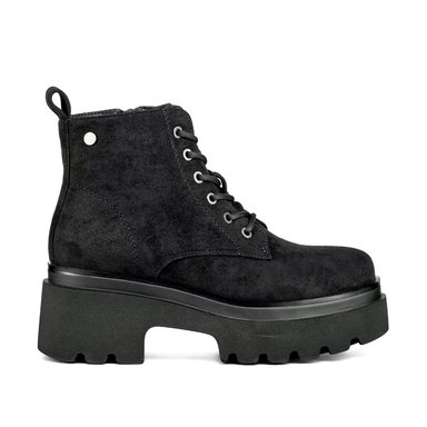 BOTIN TACO MUJER CASUAL PU TEXTIL WEIDE DH31 - 1
