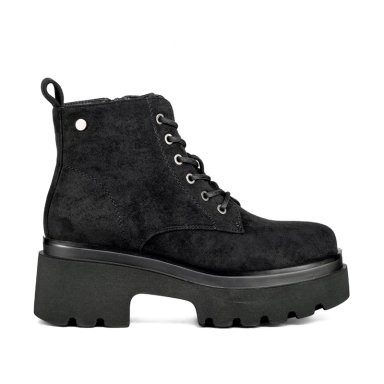BOTIN TACO MUJER CASUAL PU TEXTIL WEIDE DH31 - 1