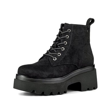 BOTIN TACO MUJER CASUAL PU TEXTIL WEIDE DH31 - 5