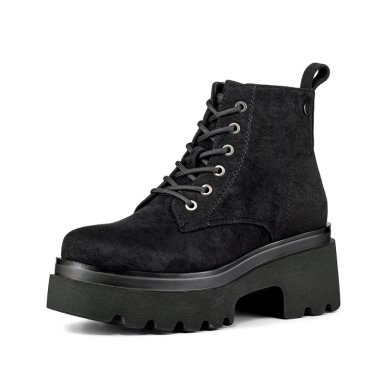 BOTIN TACO MUJER CASUAL PU TEXTIL WEIDE DH31 - 5
