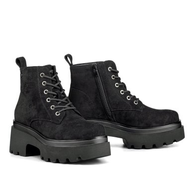 BOTIN TACO MUJER CASUAL PU TEXTIL WEIDE DH31 - 6