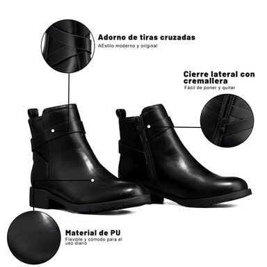 BOTIN TACO MUJER CASUAL PU WEIDE YOU515 - 7