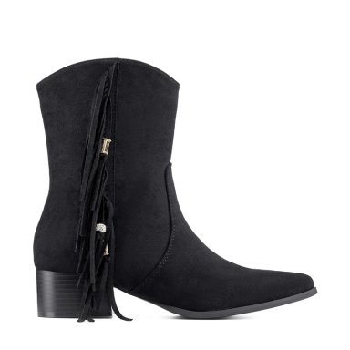 BOTIN TACO MUJER CASUAL PU TEXTIL WEIDE CZY661 - 1