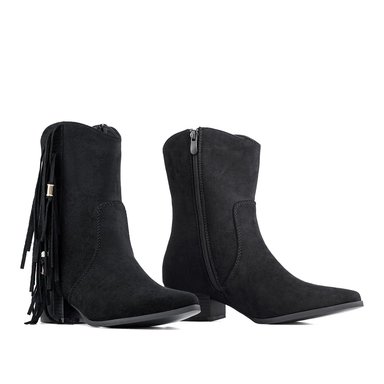 BOTIN TACO MUJER CASUAL PU TEXTIL WEIDE CZY661 - 7