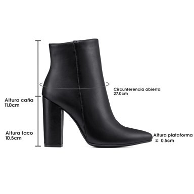 BOTIN TACO ALTO MUJER CASUAL PU WEIDE CZY655 - 9