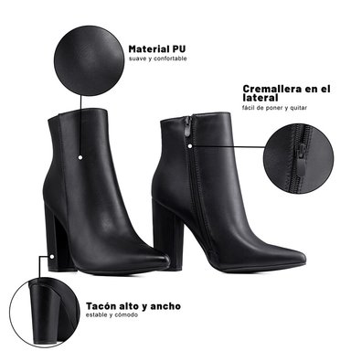 BOTIN TACO ALTO MUJER CASUAL PU WEIDE CZY655 - 10