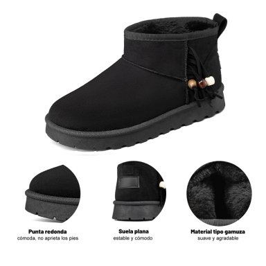 BOTIN TE RMICO MUJER CASUAL PU TEXTIL WEIDE SL70 - 10