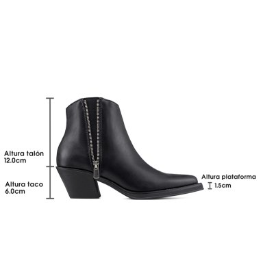 BOTIN TACO MUJER CASUAL PU WEIDE CZY651 - 9