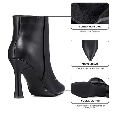 BOTIN TACO ALTO MUJER CASUAL PU WEIDE CZY653 - 2