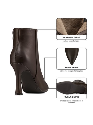 BOTIN TACO ALTO MUJER CASUAL PU WEIDE CZY653 - 2