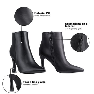 BOTIN TACO ALTO MUJER CASUAL PU WEIDE CZY653 - 7