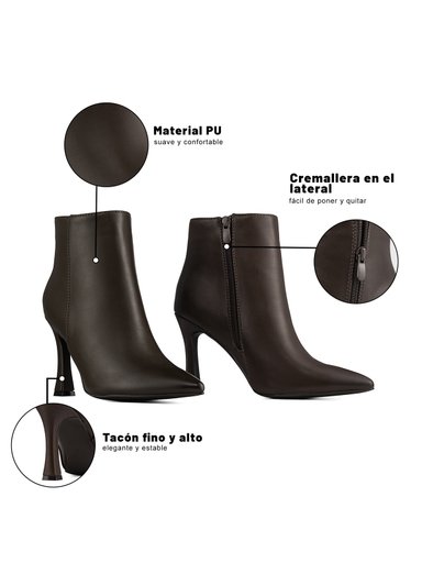 BOTIN TACO ALTO MUJER CASUAL PU WEIDE CZY653 - 10