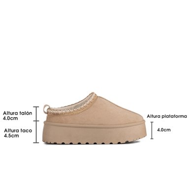 BOTIN TE RMICO MUJER PLATAFORMA PU TEXTIL WEIDE GLT617 - 6