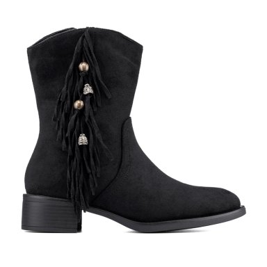 BOTIN TACO MUJER CASUAL PU TEXTIL WEIDE DH91 - 1