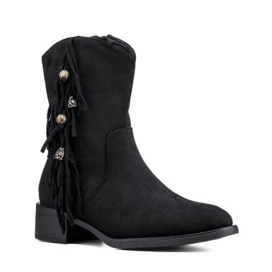 BOTIN TACO MUJER CASUAL PU TEXTIL WEIDE DH91 - 6