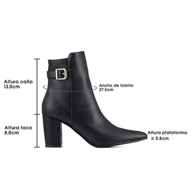 BOTIN TACO MUJER CASUAL PU WEIDE GH183 - 9