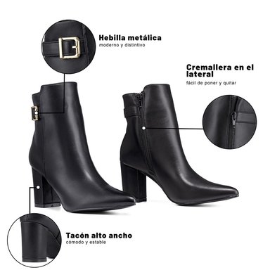 BOTIN TACO MUJER CASUAL PU WEIDE GH183 - 10