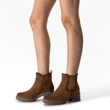 BOTIN TACO MUJER OUTDOOR PU TEXTIL WEIDE ZS81 - 2