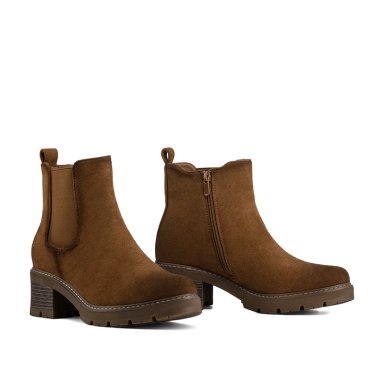 BOTIN TACO MUJER OUTDOOR PU TEXTIL WEIDE ZS81 - 5