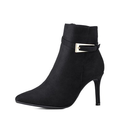 BOTIN TACO ALTO MUJER CASUAL PU TEXTIL WEIDE HX530 - 3