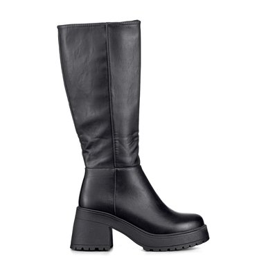 BOTA LARGA MUJER TACON GRUESO VINTAGE ELEGANTE WEIDE CZY602 - 1