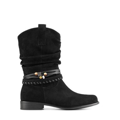 BOTA TACO MUJER OUTDOOR PU TEXTIL WEIDE HX533 - 1