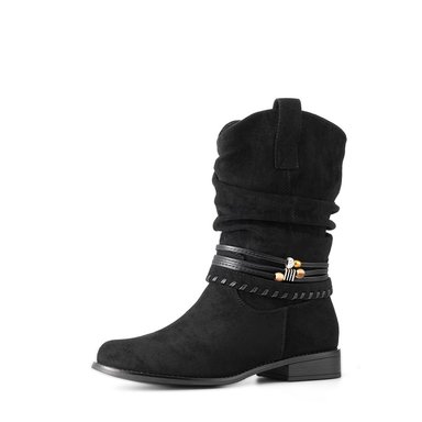 BOTA TACO MUJER OUTDOOR PU TEXTIL WEIDE HX533 - 3