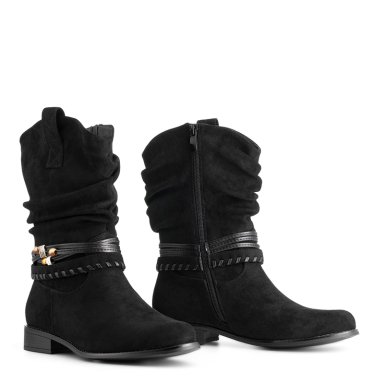 BOTA TACO MUJER OUTDOOR PU TEXTIL WEIDE HX533 - 5