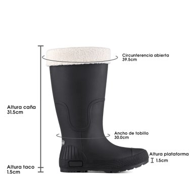 BOTIN DE AGUA MUJER OUTDOOR PVC WEIDE GH182 - 7