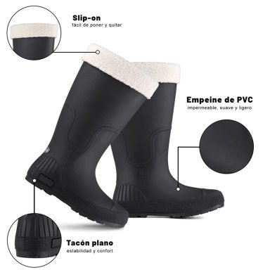 BOTIN DE AGUA MUJER OUTDOOR PVC WEIDE GH182 - 8