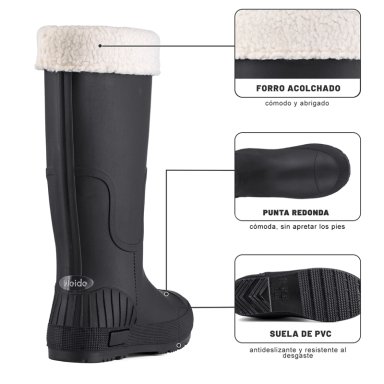 BOTIN DE AGUA MUJER OUTDOOR PVC WEIDE GH182 - 9