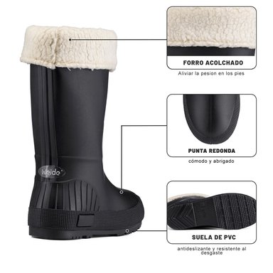 BOTAS DE AGUA MUJER OUTDOOR PVC WEIDE GH180 - 9